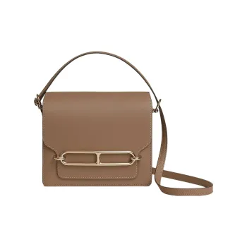 HERMES Roulis Swift Calfskin Pig Nose Bag Crossbody Bag Regular Women's D0 Beige Weimar Dog Beige