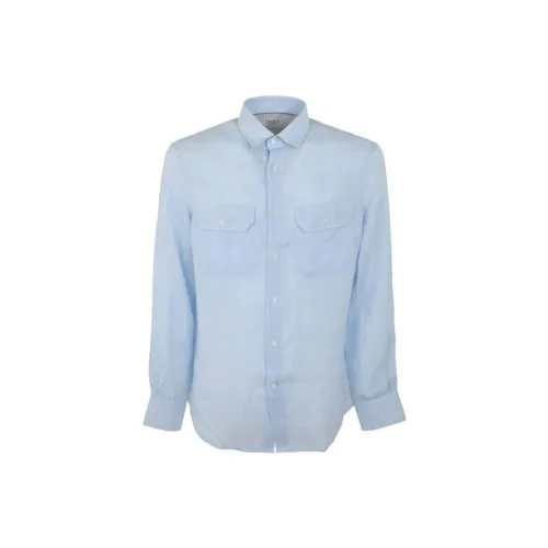 Brunello Cucinelli Shirts Men Light Blue