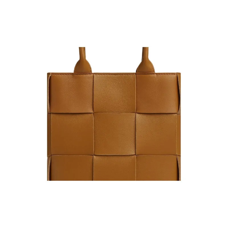 Bottega Veneta CASSETTE Sheepskin Tote Bag, Shopping Bag, Handbag Mini Women's Camel-3