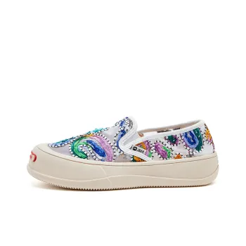 Joy&Mario Breathable Height Increase Low Top Skateboard Shoes Women's Blue