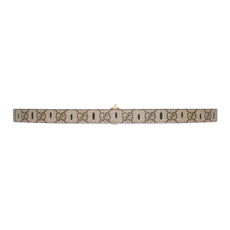 GUCCI Leather Leather Belts Women's Width  2cm-1
