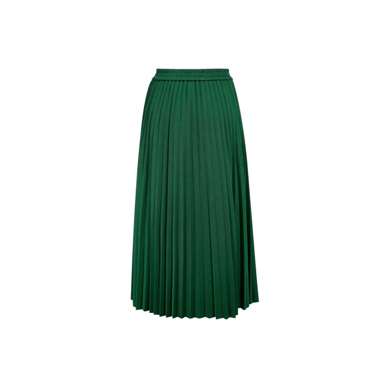 3COLOUR Casual Long Skirts Women's Green-1