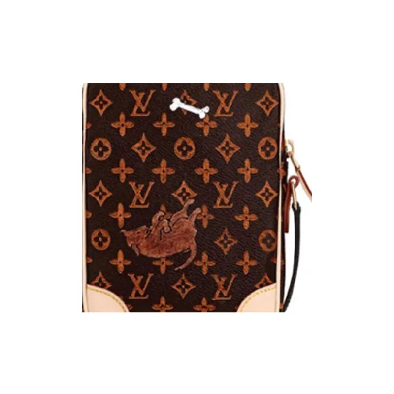 LOUIS VUITTON Paname Set Monogram Catogram Brown/Orange-5