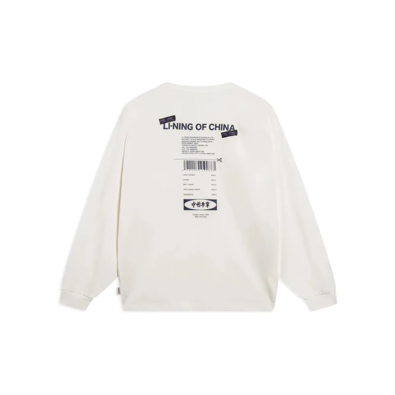 LiNing Sweatshirts Unisex Ivory-1