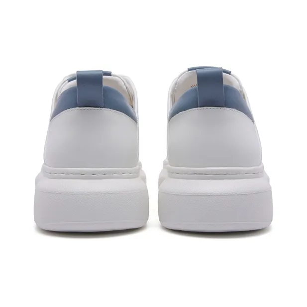 Anthony Miles Skateboard Shoes Men Low Top White-3