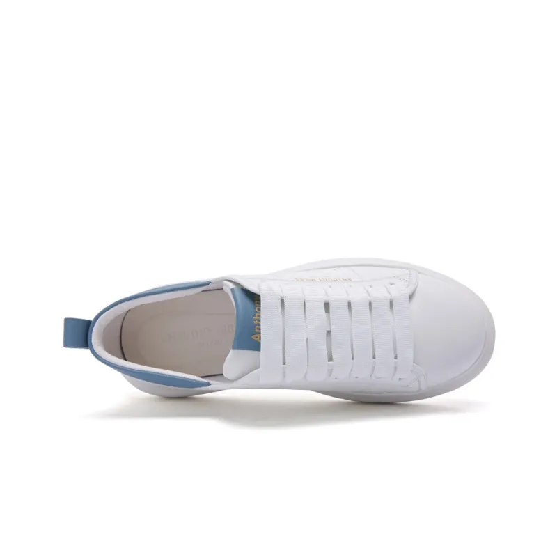 Anthony Miles Skateboard Shoes Men Low Top White-2