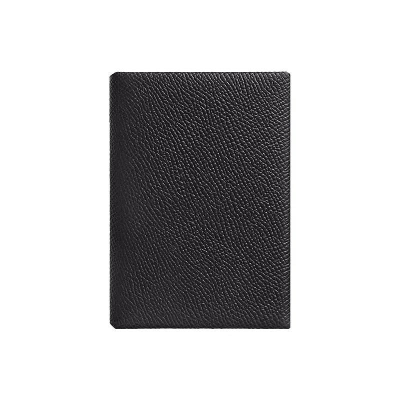 HERMES Calvi Epsom Calfskin Wallets Card Holders Unisex 88 Graphite Graphite Gray-0