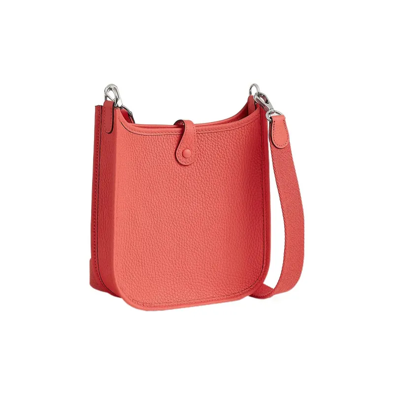 HERMES Evelyne Clemence Bullock Leather Crossbody Bag, Shoulder Bag Women's-2