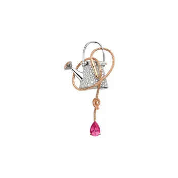 Chaumet Jardins Brooch Women's Silver