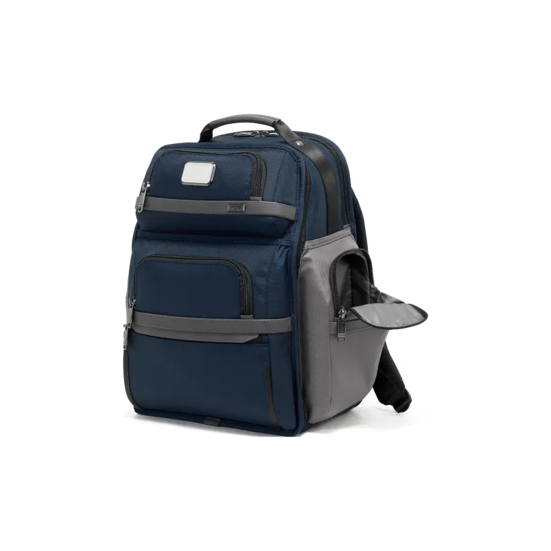 TUMI Alpha 3 Nylon Briefcase Backpack Regular Men's Blue Gray Multicolor-2