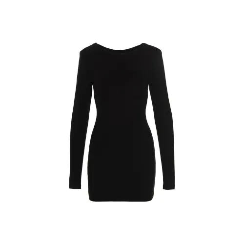 Rotate Long-Sleeved Dresses Women's Black