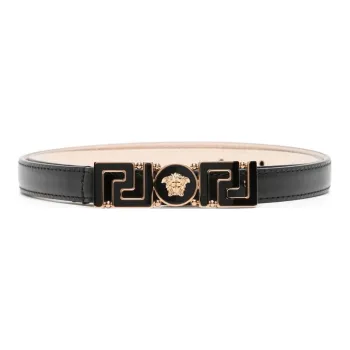 VERSACE Greca Goddess Leather Belt