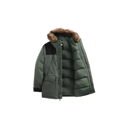 THE NORTH FACE Parka Coats Men Green WTQ