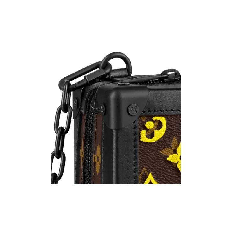 LOUIS VUITTON Vertical Soft Trunk Monogram Tuffetage Yellow-5