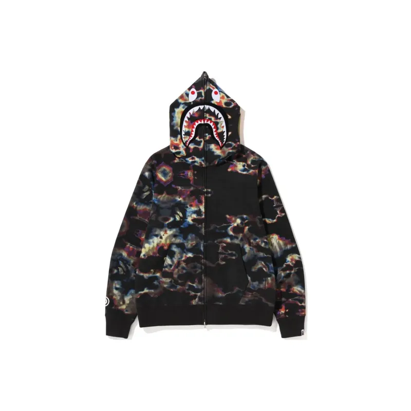 Bape Thermography Shark Full Zip Hoodie-2
