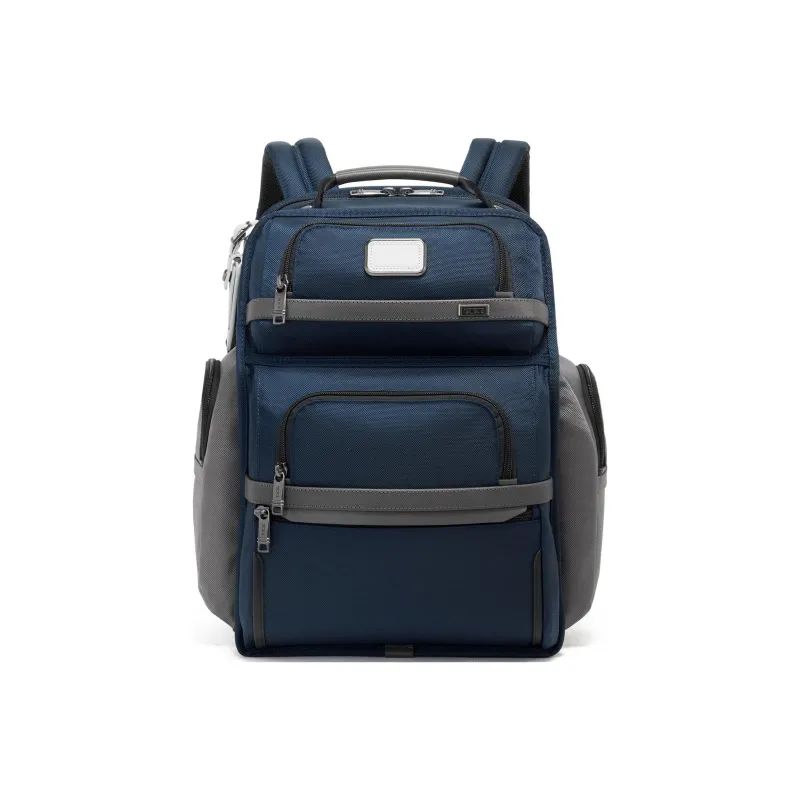 TUMI Alpha 3 Nylon Briefcase Backpack Regular Men's Blue Gray Multicolor-0