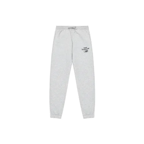 New Balance Knitted Sweatpants Men Light Gray