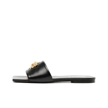 VERSACE Slide Slippers Women's Black