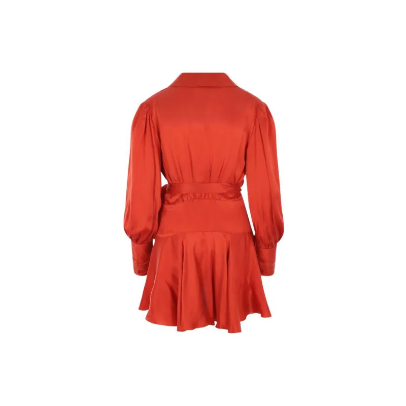 Zimmermann Silk Wrap Minidress-1