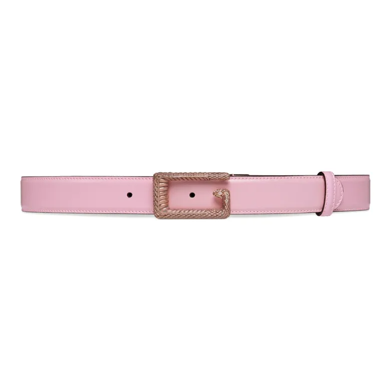 GUCCI Leather Leather Belts Women's Width  3cm-0
