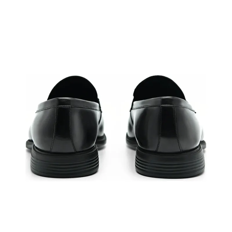 PEDRO Dress Shoes Men Low Top Black/Dark Umber-2