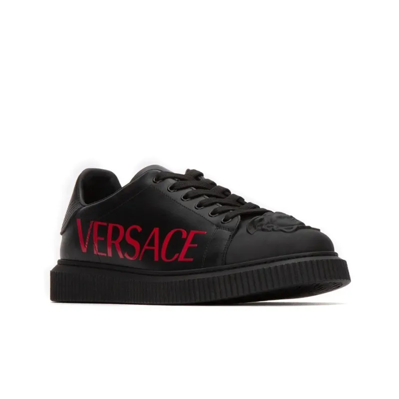VERSACE Medusa Low 'Logo Print - Black'-2