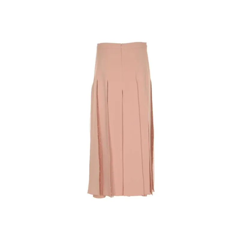 RED VALENTINO Casual Long Skirts Women's Pink-1