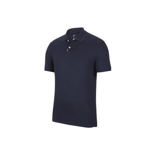 Nike Polo Shirts Men Dark Blue