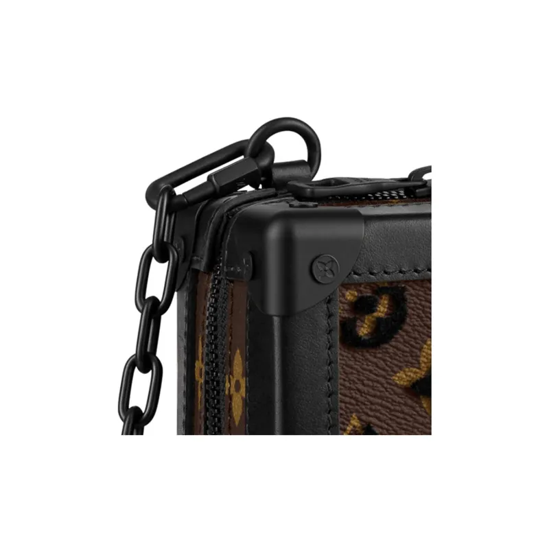 LOUIS VUITTON Vertical Soft Trunk Monogram Tuffetage Black-5