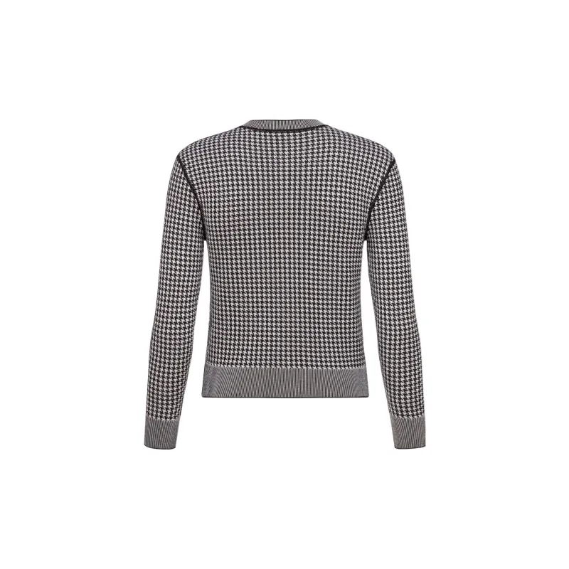 DIOR SS22 Cashmere Sweater Women's Black White-1