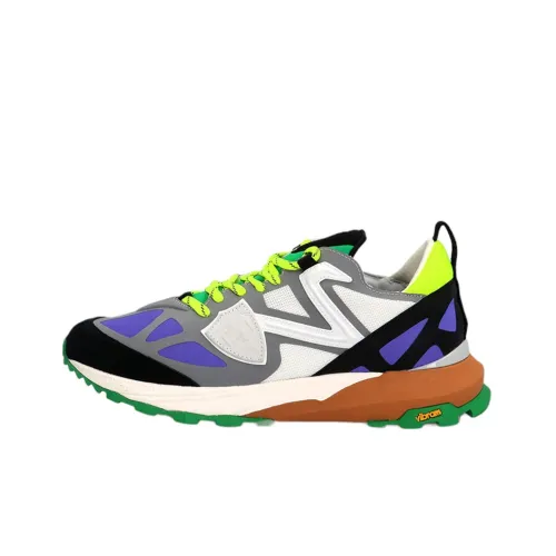 PHILIPPE MODEL Cushioning Low-Top Sports Casual Shoes Men's Gray Purple