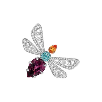 Chaumet Jardins Brooch Women's Silver