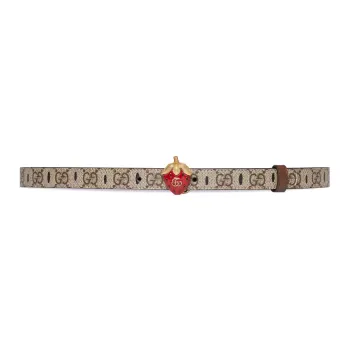 GUCCI Leather Leather Belts Women's Width  2cm