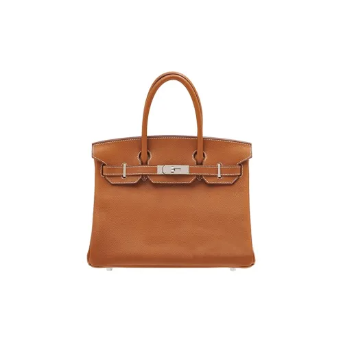 HERMES Birkin Fortune Saddle Leather Birkin Bag Handbags Women's 34 Fauve Light Tawny