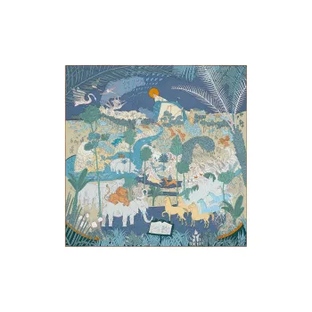 HERMES Silk Scarves Unisex