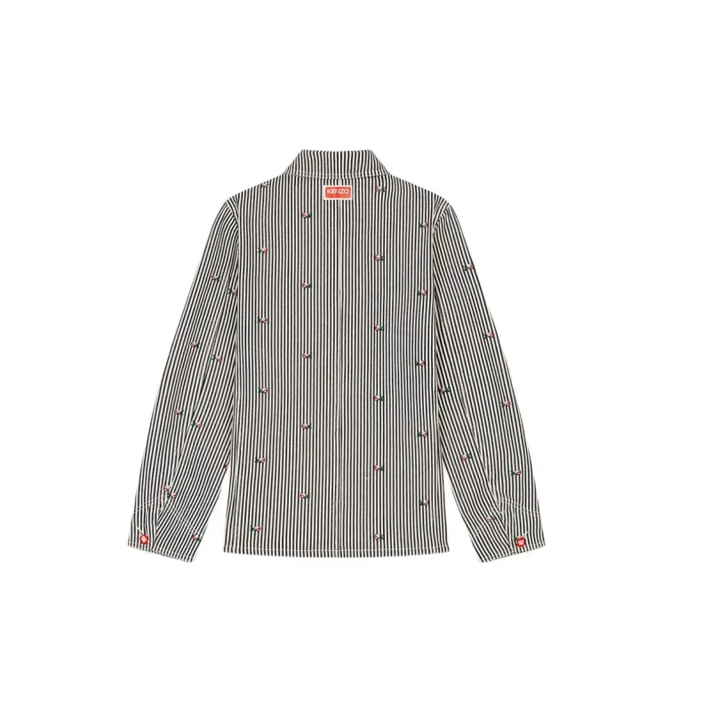 KENZO Pixel Stripe Denim Jacket-1
