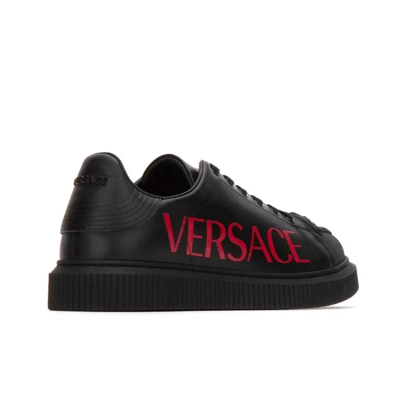 VERSACE Medusa Low 'Logo Print - Black'-3