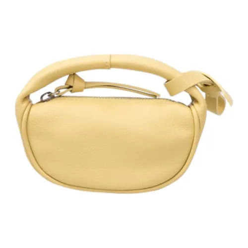 By Far Micro Cush Leather Mini Bag Dumpling Bag Accessory Handbag Mini Women's Yellow