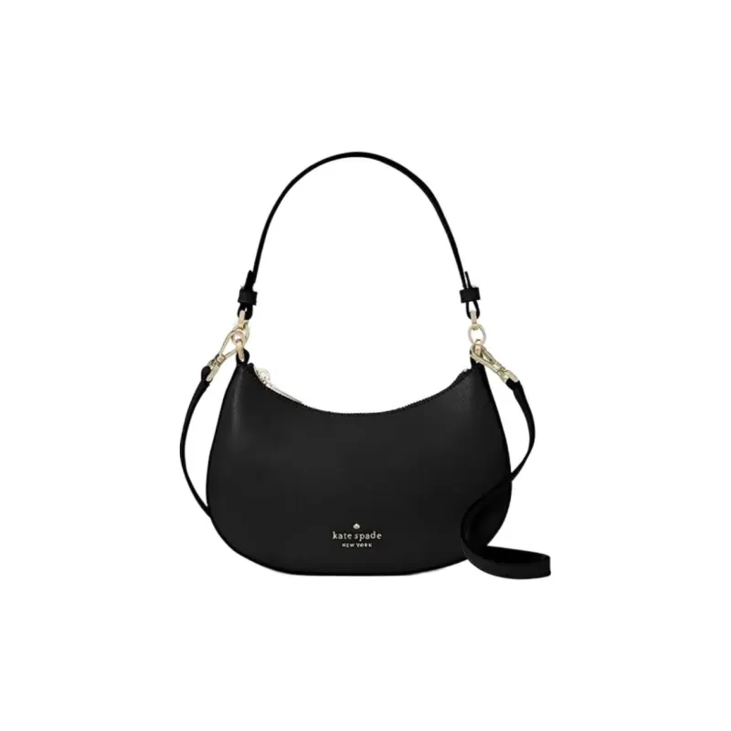 Kate Spade Staci Cow Leather Shoulder Bag Portable Crossbody Bag Shoulder Bag Women's Black-0