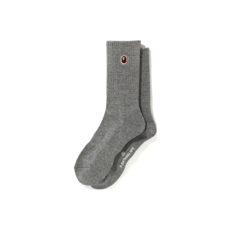 A BATHING APE SS23 Mid Calf Socks Men's 1 Pack-2