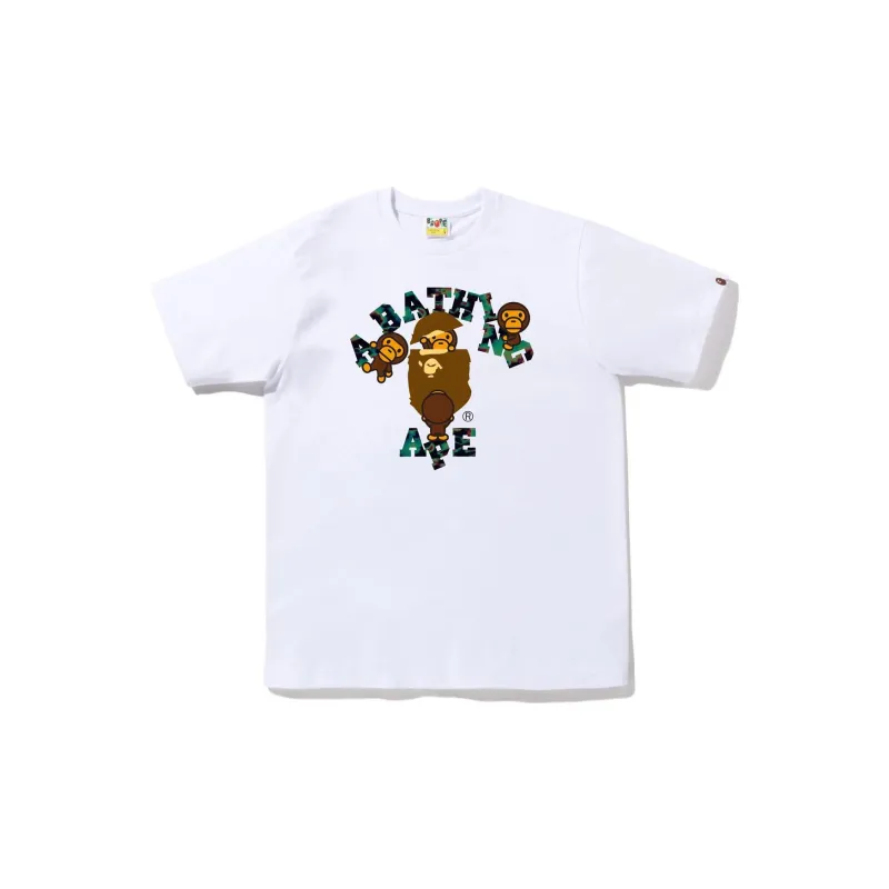 Bape Thermography College Milo Tee-1