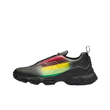 PRADA Collision Cross Sneaker Black Apple Green