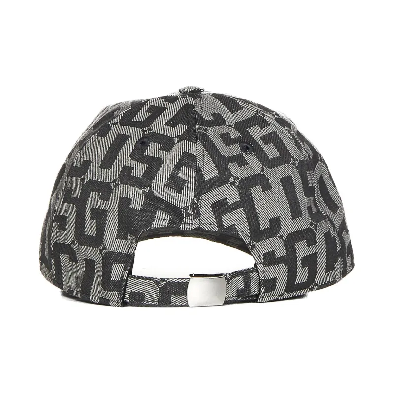 GCDS Logo print Cotton Cap-2