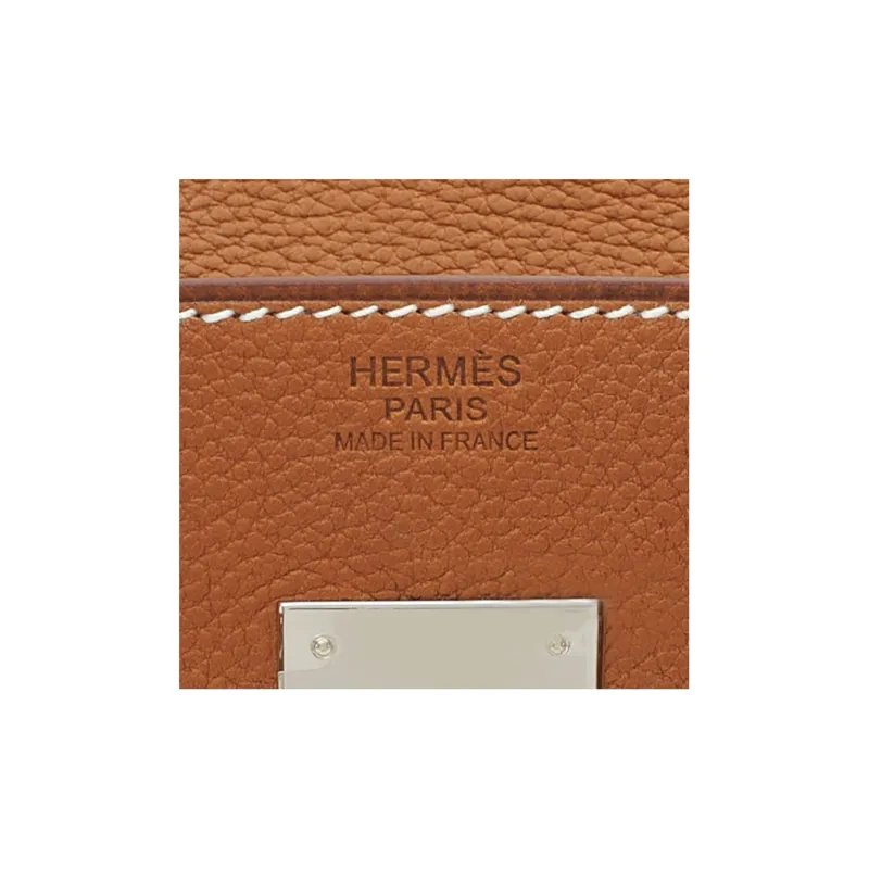 HERMES Birkin Fortune Saddle Leather Birkin Bag Handbags Women's 34 Fauve Light Tawny-4