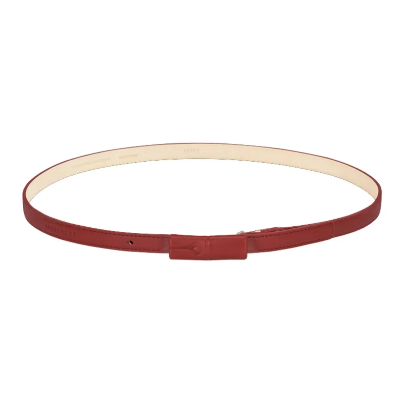 LONGCHAMP Leather Belts Women's Red-0