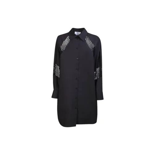 MSGM Long-Sleeved Dresses Women's Black