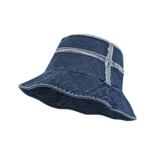CMFY Bucket Hats Unisex Denim Blue
