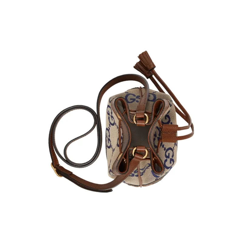 GUCCI Ophidia Canvas With Leather Bucket Bags Crossbody Bag, Shoulder Bag Women's-4