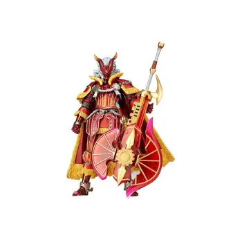 Ocean Church Vulcanlog 022 Monster Hunter Flame King Dragon X Set Male Swordsman Action Figures 15.5cm