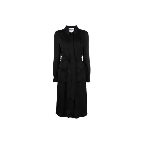 MOSCHINO Long-Sleeved Dresses Women's Black